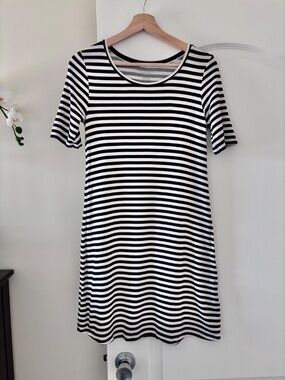 Majestic Filatures for Holt Renfrew Striped Tee Shirt Dress Women's Size XS